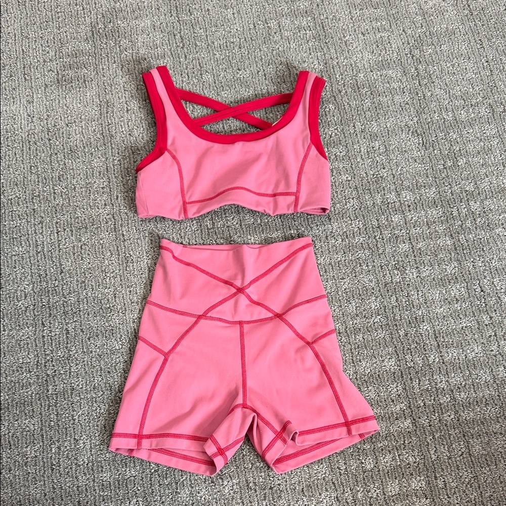 Pink and Red Jo and Jax dance set